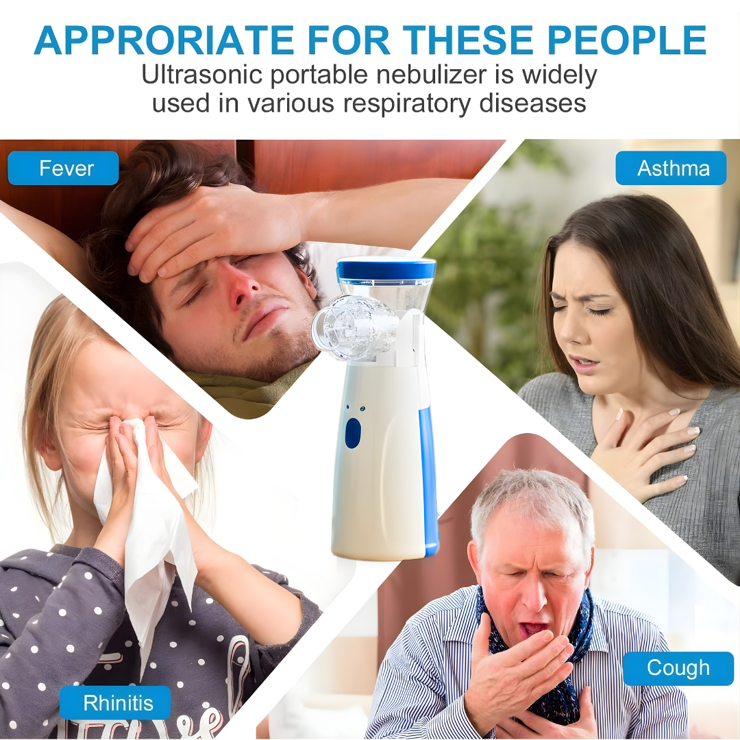 PureVibe™ - Portable Mesh Nebulizer