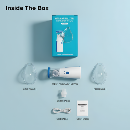 PureVibe™ - Portable Mesh Nebulizer